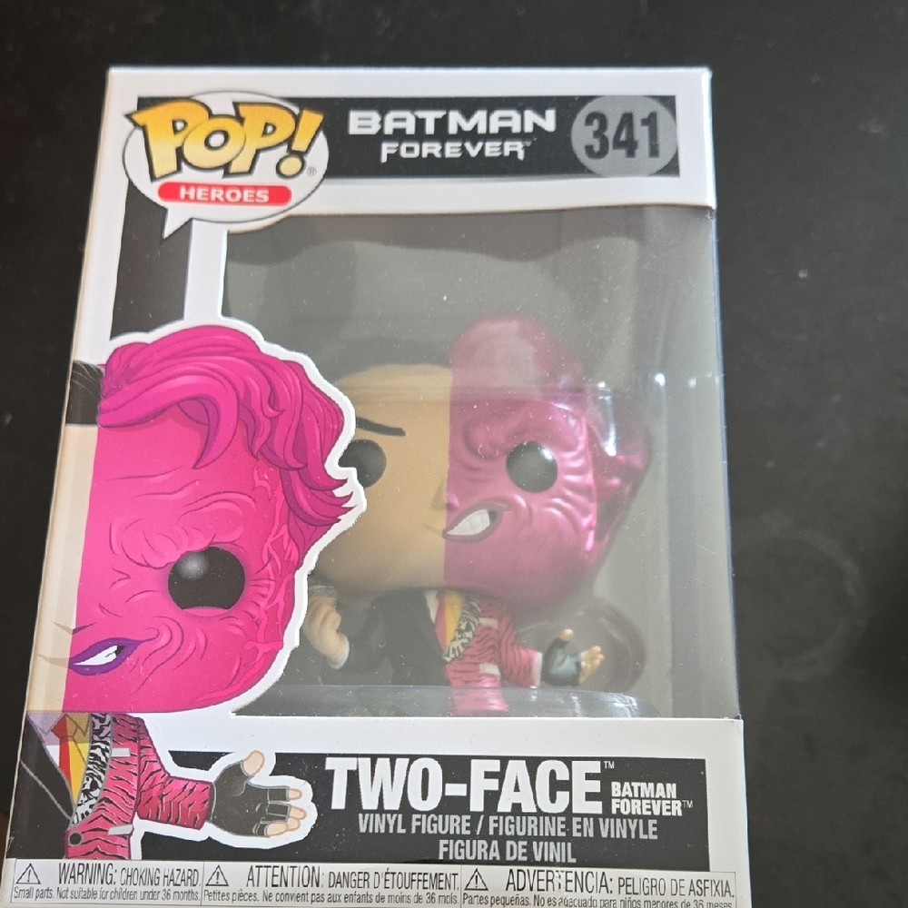 Funko Two-Face Vinyl Figure - Pink & Black Accents